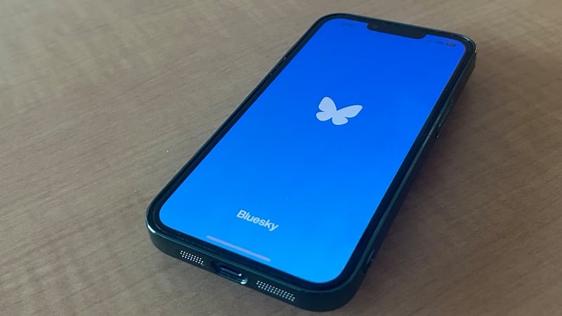 The Bluesky app on a smartphone