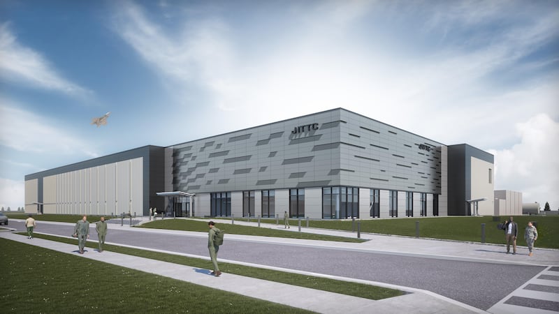 Rendering of Joint Integrated Test and Training Center at JBER.