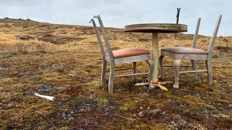 There was a telecommunications network built here during the Cold War: the Alaska Integrated...