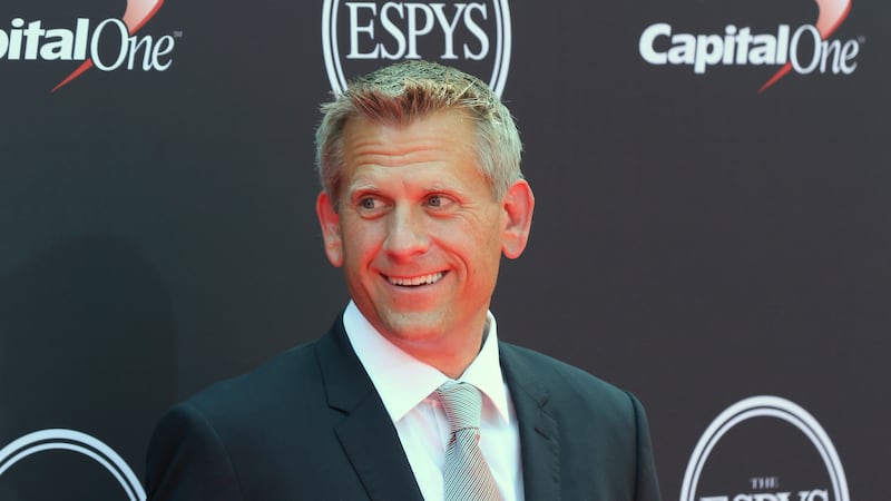 John Brenkus arrives at the ESPY Awards at the Microsoft Theater on Wednesday, July 18, 2018,...
