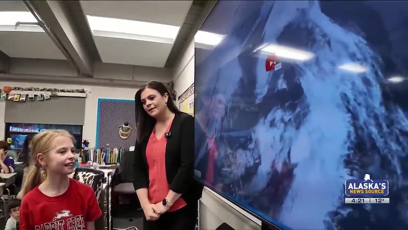 Weather Lab: Rabbit Creek students learn how to identify clouds on a satellite map