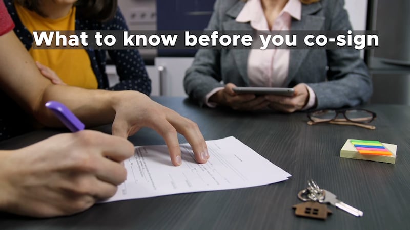 Pros and cons of co-signing a loan