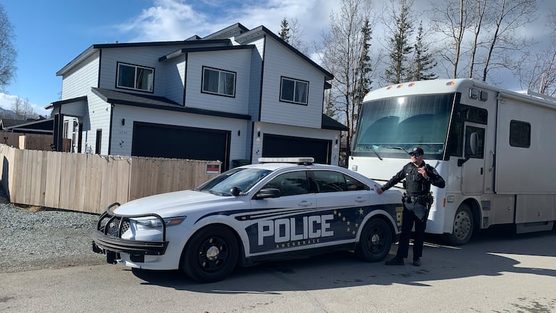 The Anchorage Police Department and the FBI are searching the home directly behind the home of...
