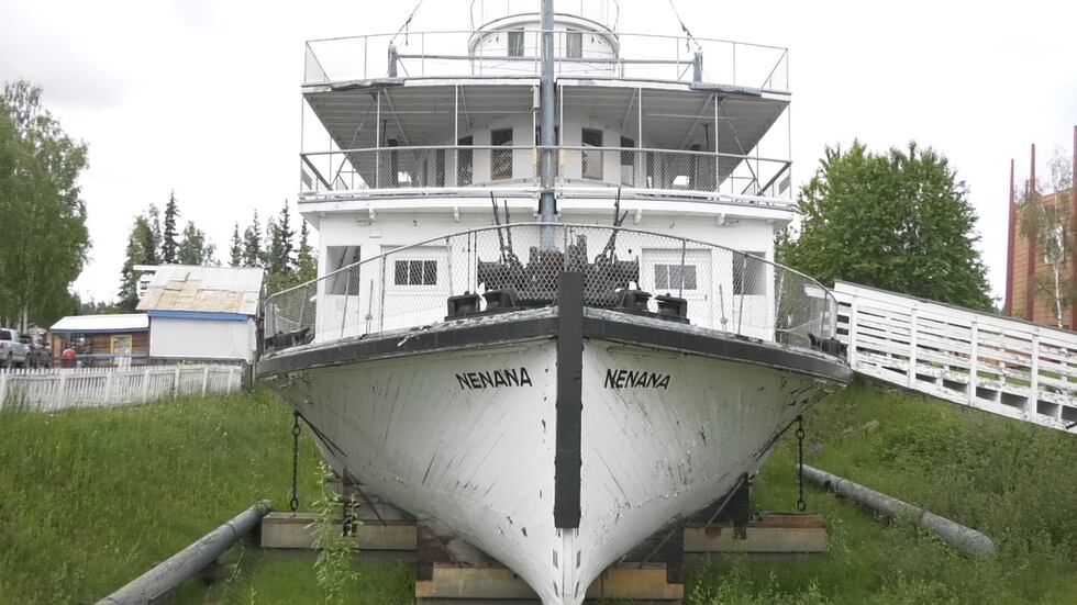  The S.S. Nenana at Pioneer Park. (Aaron Walling/KTVF) 