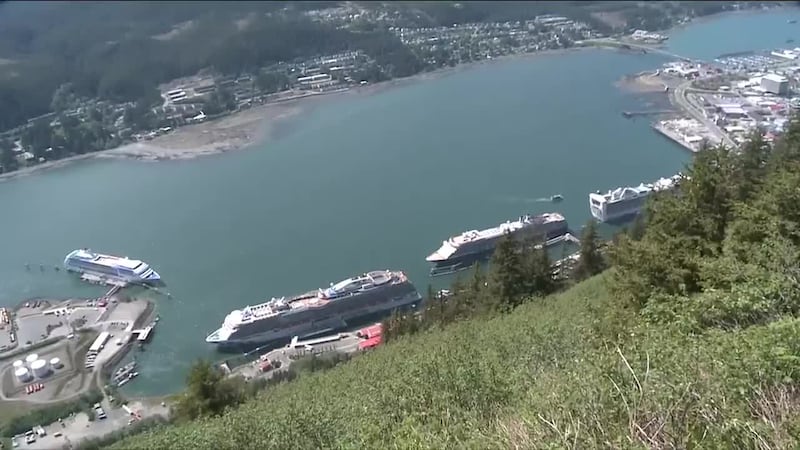 Cruise ships in Juneau