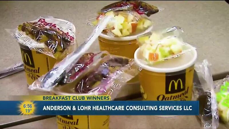 This week’s breakfast club winner is Anderson & Lohr Healthcare Consulting Services.