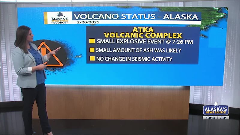 New explosive activity on Atka volcano in Alaska