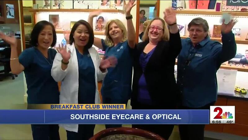 Congratulations to this week’s breakfast club winner, Southside Eyecare and Optical.