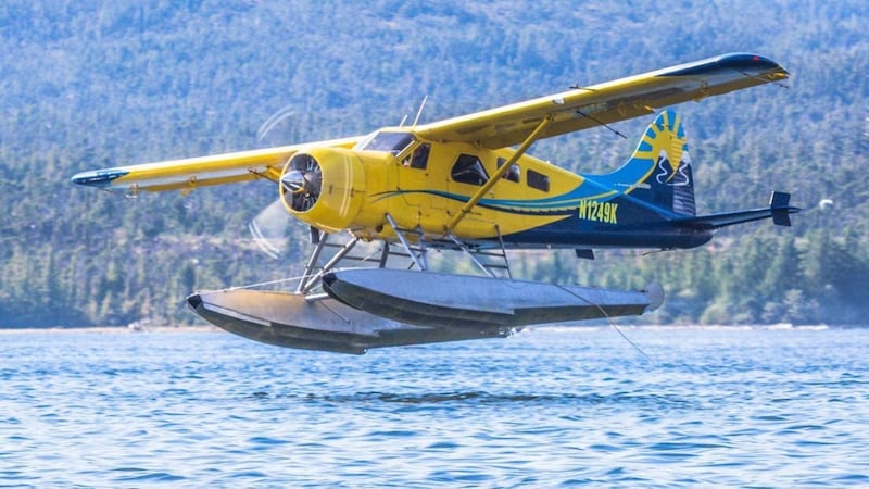 A photo of the Southeast Aviation plane that crashed Thursday. The photo is from a viewer who...