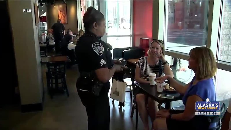 Anchorage Police connect with community during ‘Coffee with a Cop’ event