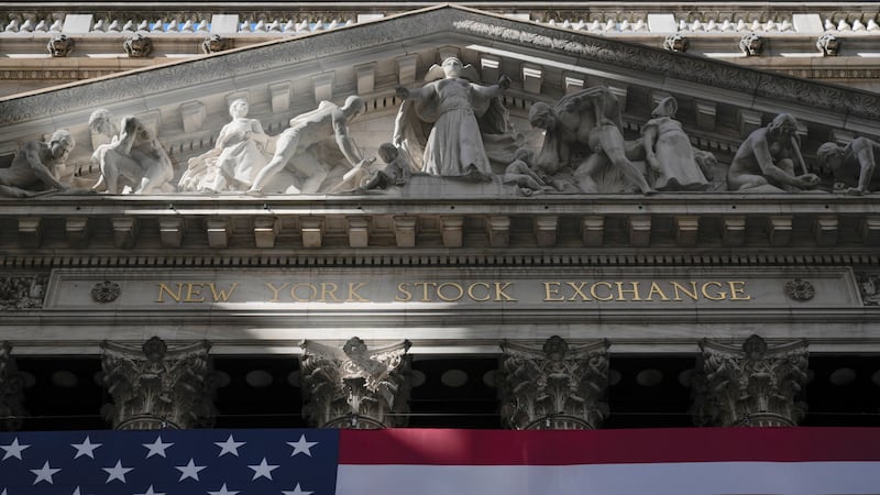 The New York Stock Exchange is seen in New York, Wednesday, Feb. 26, 2025.