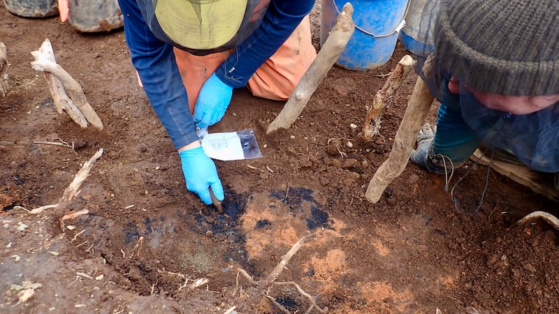 Archaeologists uncover 3,000-year old weavings.