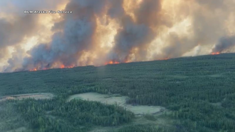 The State says there are currently 113 active fires burning in Alaska