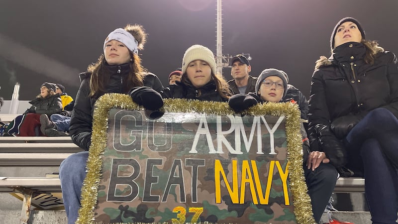 The legendary Army vs. Navy flag football game kicked off Friday night at the Brady Street...