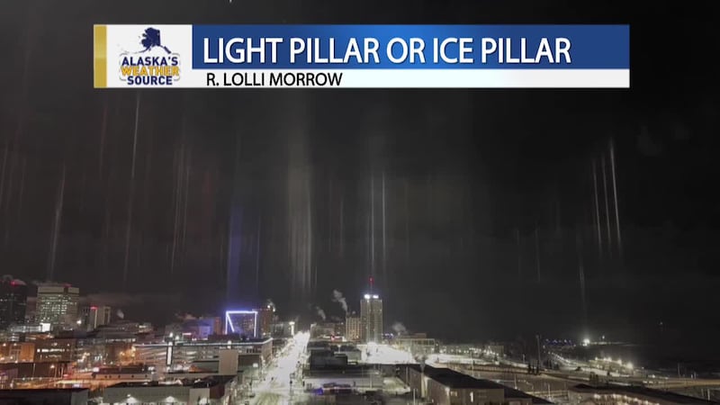 Light pillars 2-5-25 - Lolli Morrow