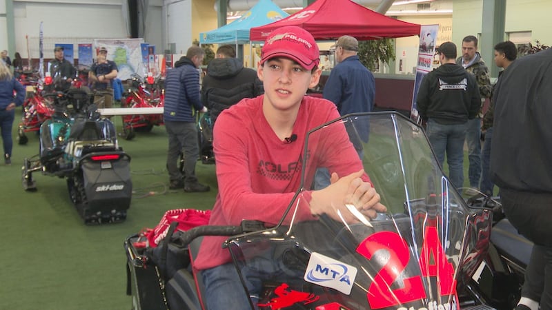 Steffen Booth, a 16-year old from Nome, is the youngest rider to ever take on the Iron Dog Pro...