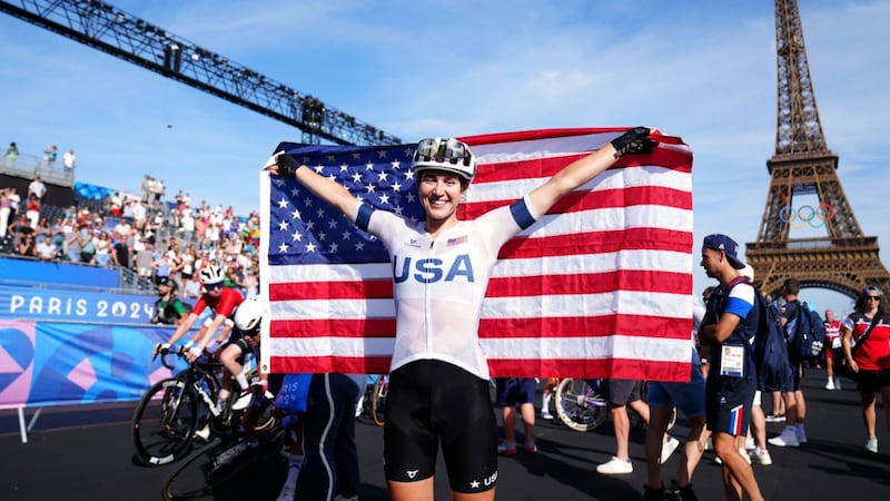 U.S. cyclist Kristen Faulkner surprised everyone when she won the women's road race at the...