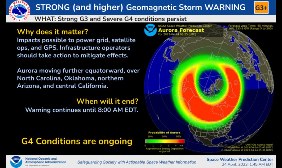 Remains in effect until 8 a.m. Eastern, or 4 a.m. Alaska, time.