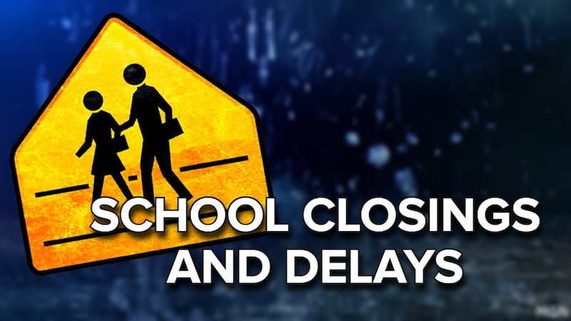 Several school districts in the Big Bend are closed or delayed Thursday due to storms.