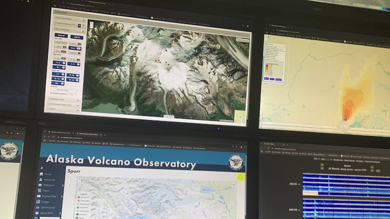 Scientists at the Alaska Volcano Observatory are keeping a close eye on the Mt. Spurr volcano
