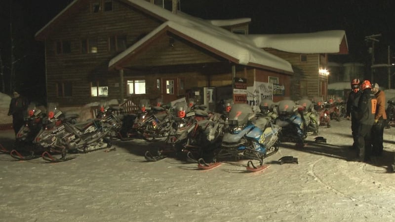 The McGrath checkpoint during the 2022 Iron Dog race