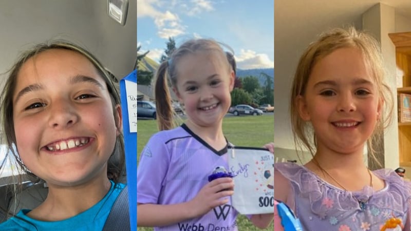 On Friday, Paityn Decker, 9, Evelyn Decker, 8, and 5-year-old Olivia Decker headed out with...