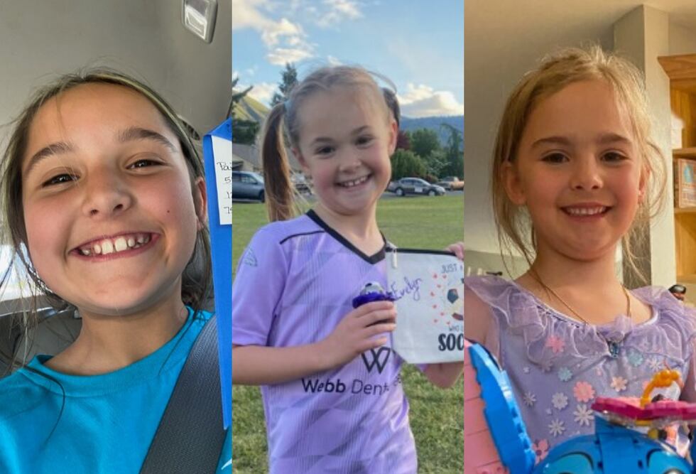 On Friday, Paityn Decker, 9, Evelyn Decker, 8, and 5-year-old Olivia Decker headed out with...