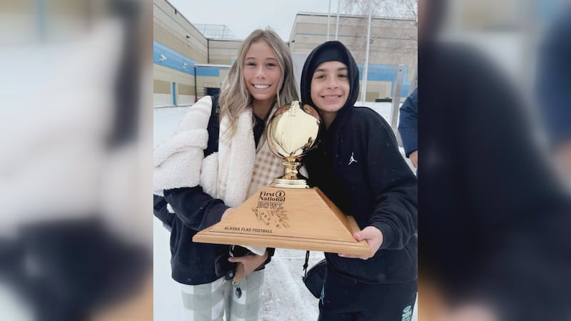 North Pole senior Tiahna Guzman (left) and Camryn Williams (right) were invited to the...