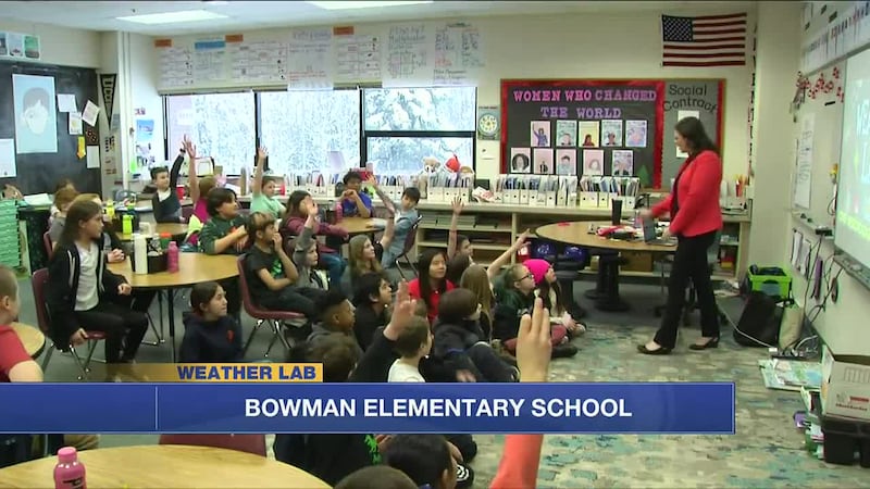 In this week’s Weather Lab Chief Meteorologist Melissa Frey visited Bowman Elementary School...