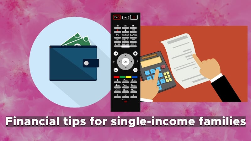 Financial tips for single-income families