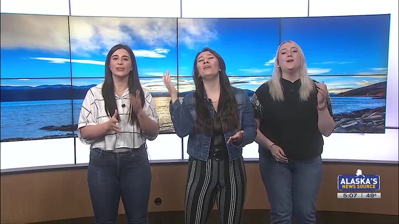 Pipeline Vocal Project live in the Alaska's News Source studio
