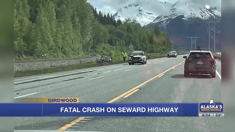 Passenger killed, driver charged after rollover crash on Seward Highway