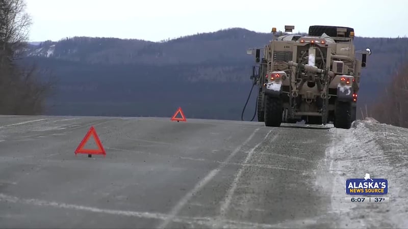 Richardson Highway reopens after military convoy incident