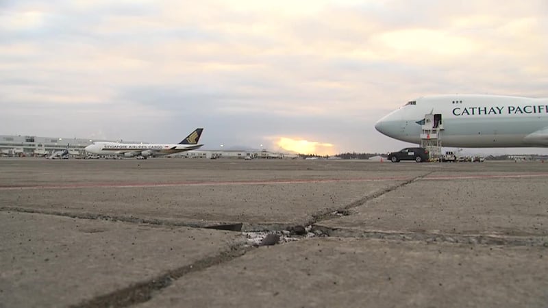 Ted Stevens Anchorage International Airport runway