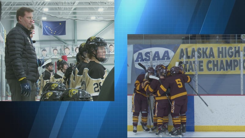 We are down to the frozen four after the first round of the state hockey tournament.