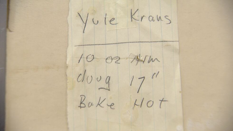Yule Krans recipe.