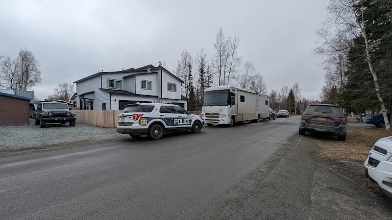 Day three of the Anchorage Police Department searching the duplex of one of its own officers...