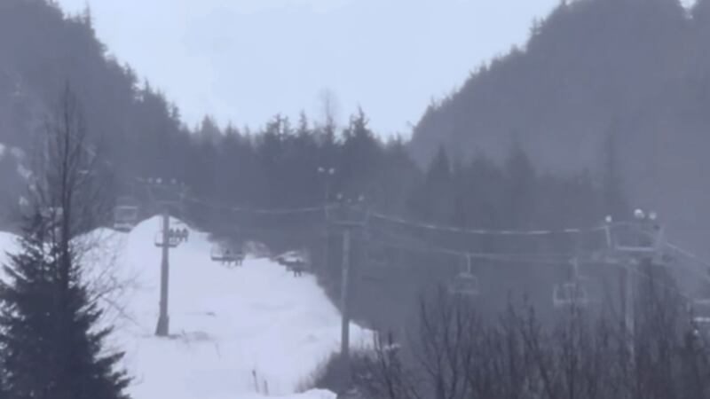 Conditions were observed to be deteriorating with high winds at Alyeska Resort on Jan. 6, 2025.