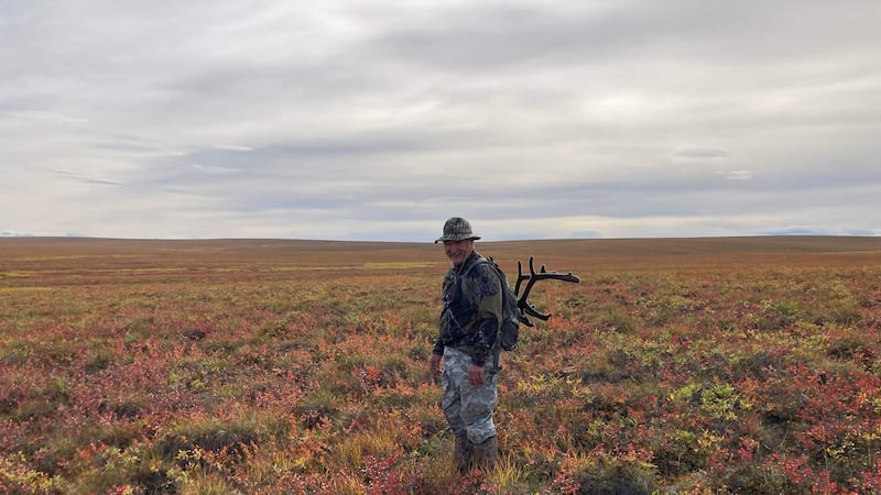 One of the last photos taken of Steven Keel before he vanished in the Alaskan wilderness while...