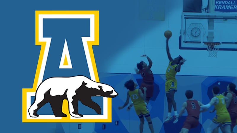 #0 Abdulahi "Doozy" Mohamed Blocking a shot against Northwest Nazarene