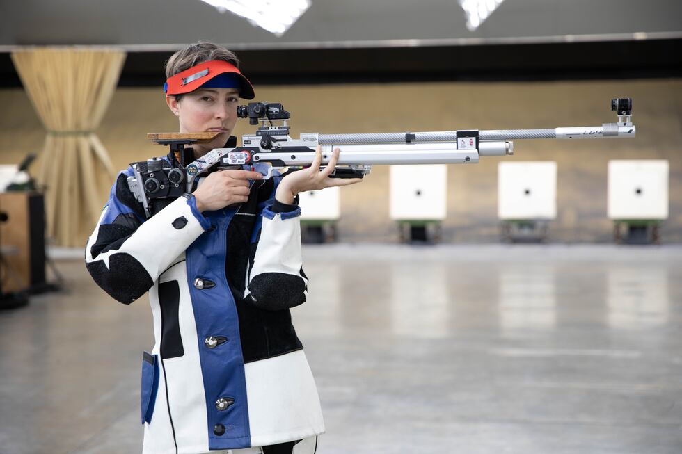 U.S. Army Sgt. Sagen Maddalena will represent the Nation at the Summer Olympics in Paris,...